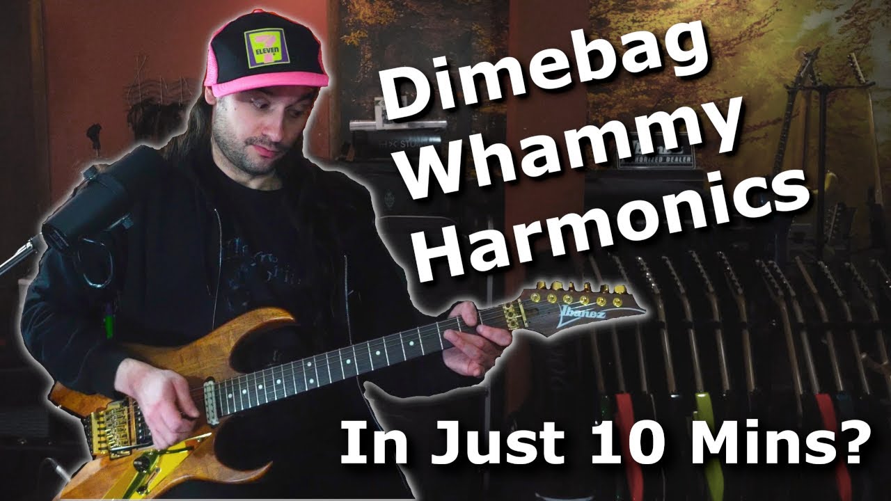 Learn Dimebag Whammy Harmonics, Easy: A Few Simple Tricks!