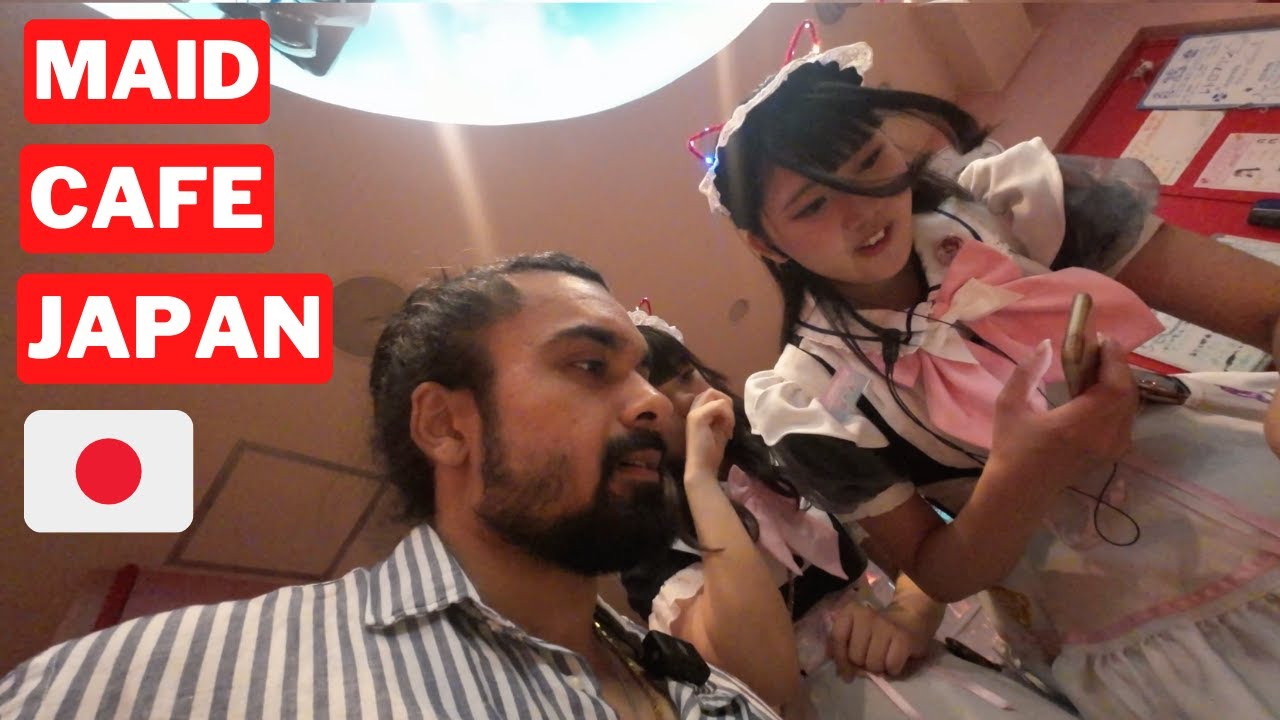 The Truth Behind Japanese Maid Cafe 🇯🇵 | Indian In Japan | Ankit Purohit @Tabayamana