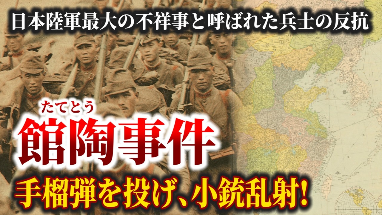 上官を暴行、小銃を乱射して暴れ回る兵士たち！日本陸軍未曾有の悪質事件と呼ばれた”館陶事件”はなぜ起きたのか？