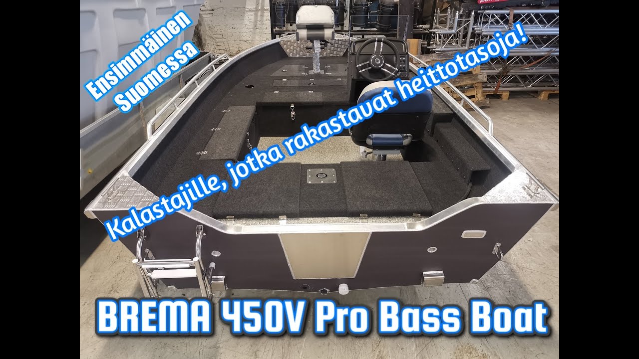Brema 450v Pro Bass Boat | Ensimmäinen Suomessa | Bass Boat