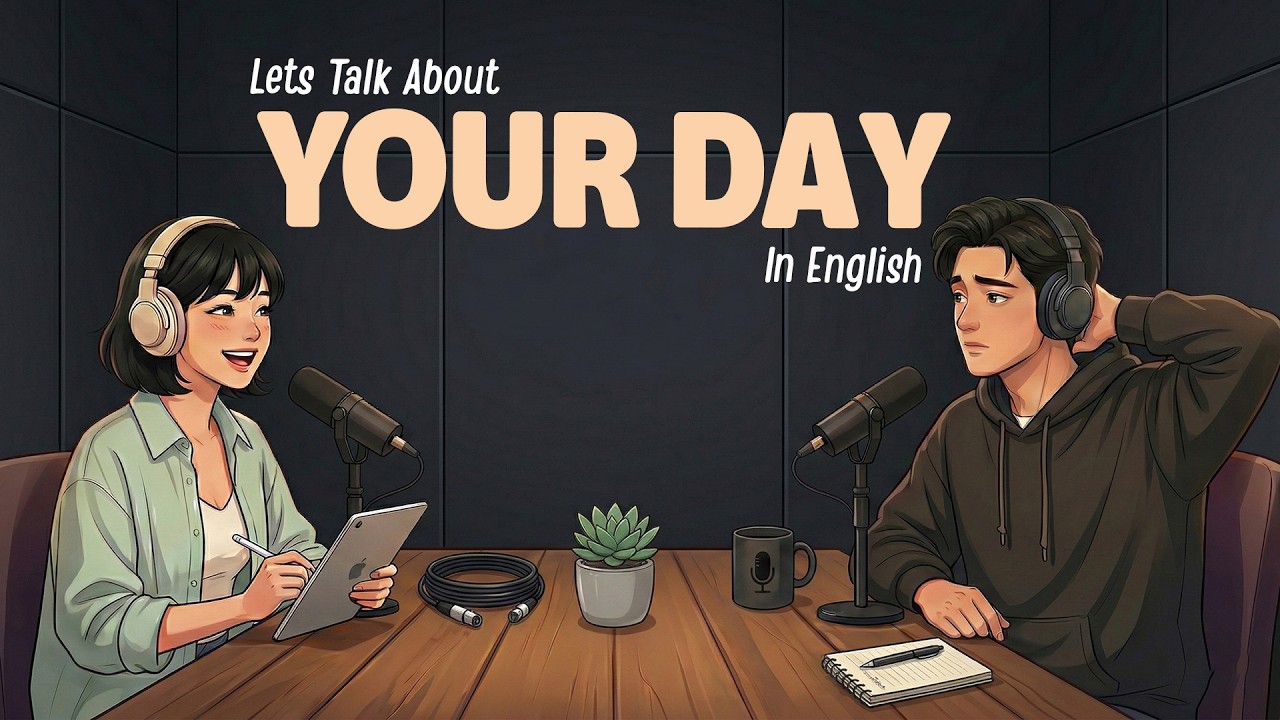 Let’s Talk About Your Day in English | Easy English Conversation Practice Podcast