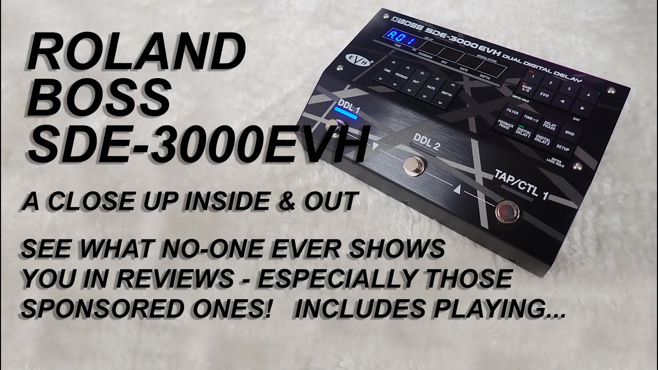 Boss EVH SD 3000 dual delay: The truth