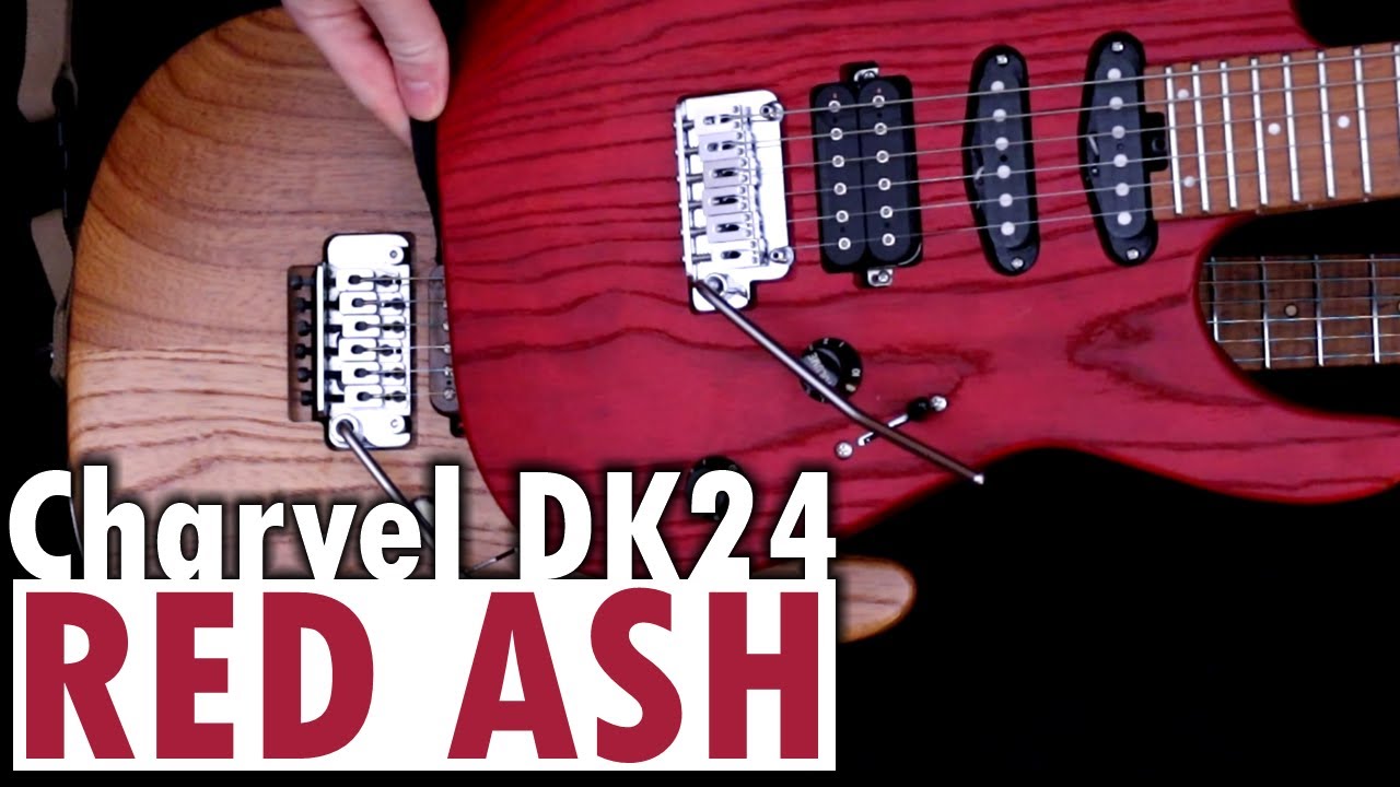 Charvel Pro-Mod DK24 Red Ash compared to Charvel Guthrie Govan