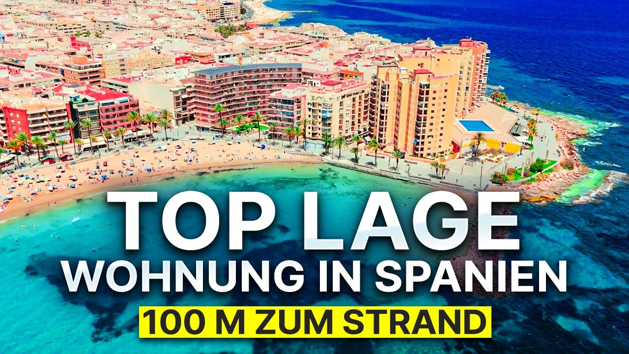 Immobilien in Spanien: Wohnung 100 m vom Meer entfernt in Torrevieja