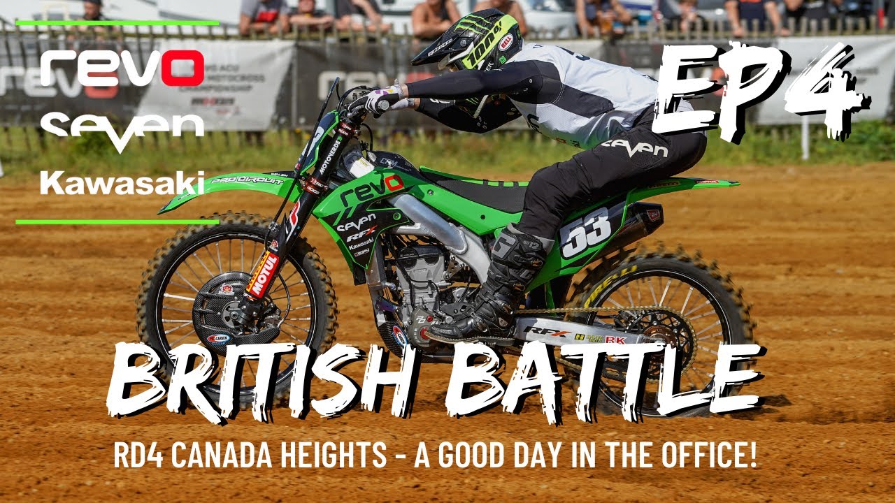 REVO KAWASAKI BRITISH BATTLE EP4 - FT Dylan Walsh/Jamie Wainwright - RD4 MOTOCROSS CANADA HEIGHTS