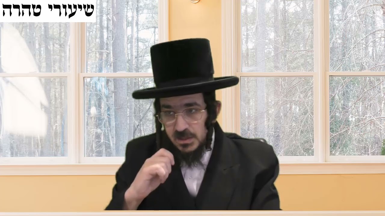 שיעור ג שבעה נקיים ויום הטבילה וטבילתה (הלכות נדה) באידיש