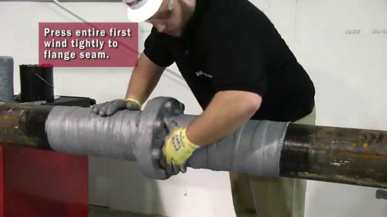 How to Apply Trenton Wax-Tape® Anticorrosion Wrap on a Flange