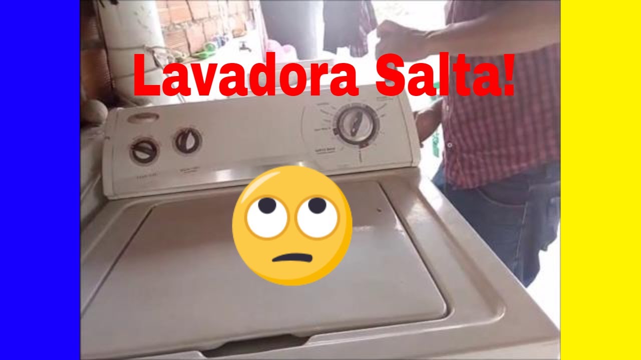 lavadora whirlpool americana salta en el centrifugado