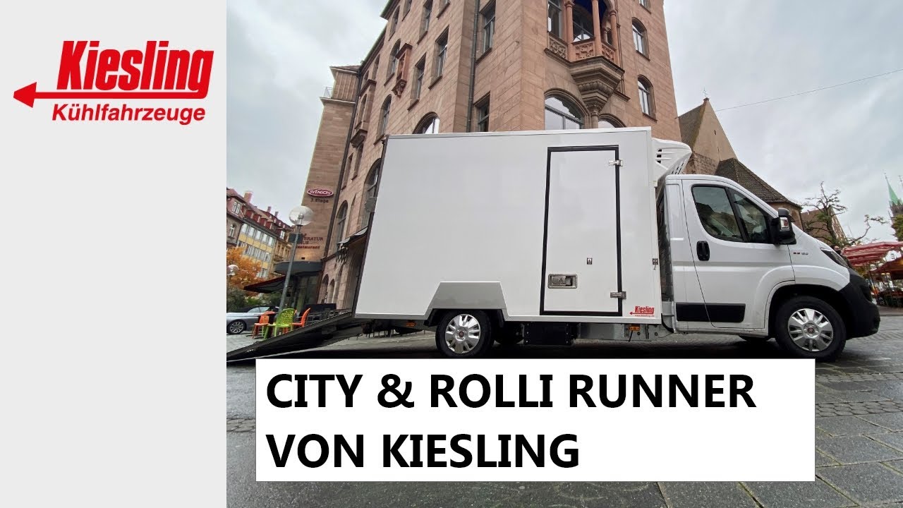 Runner Kühlfahrzeuge für die City-Verteilung von Rollcontainern | Kiesling Kühlfahrzeuge
