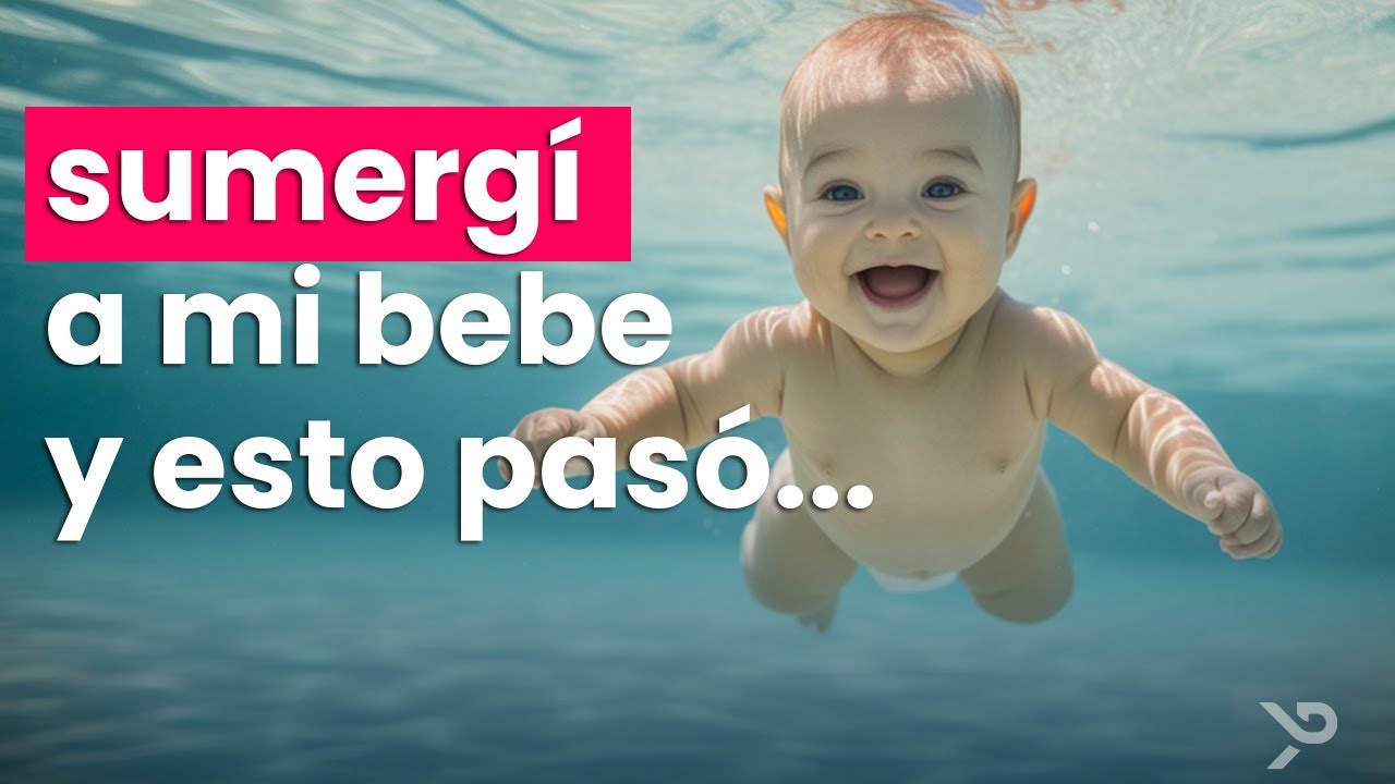 ¿Qué pasa cuando sumerges a un bebé por primera vez?