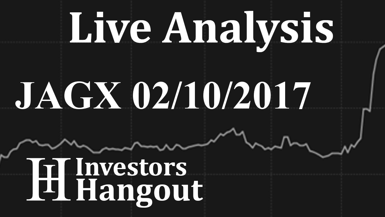 JAGX Stock Live Analysis 02-10-2017