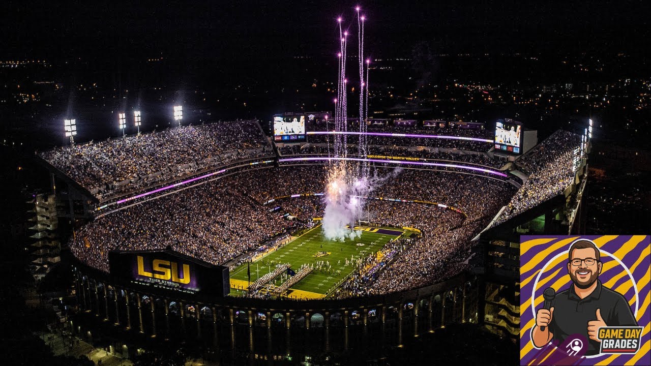 LSU Tigers vs Florida Gators!!! Death Valley on a Saturday Night!!- Gameday Grades