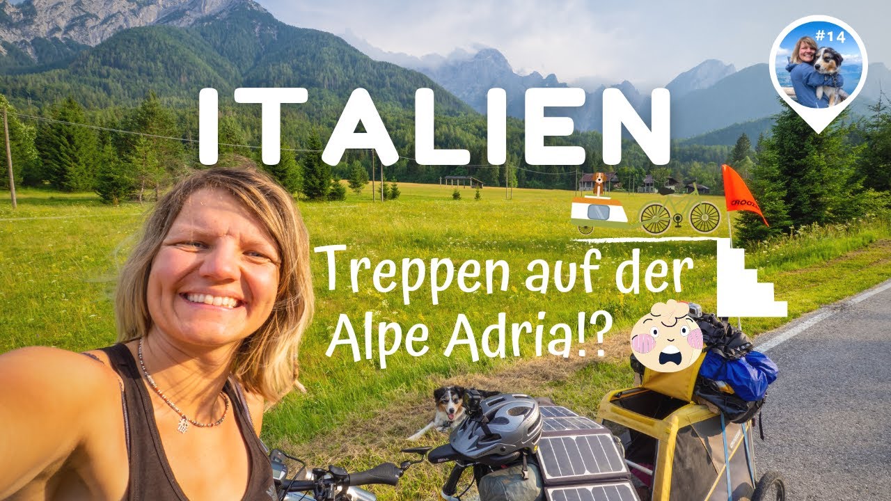 Fahrradtour mit Ebike und Hund durch Europa (#14) - Alpe Adria, Italien