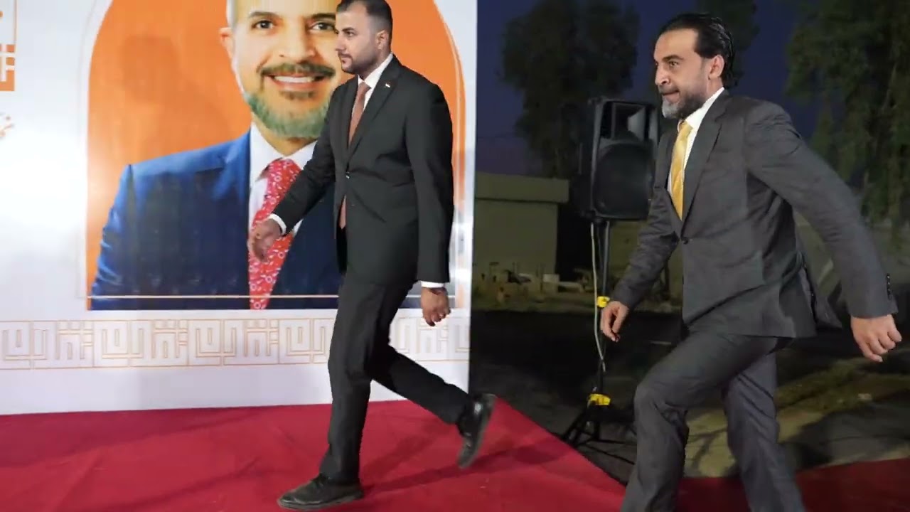 جانب من حضور رئيس حزب تقدم عدداً من التجمّعات في كركوك