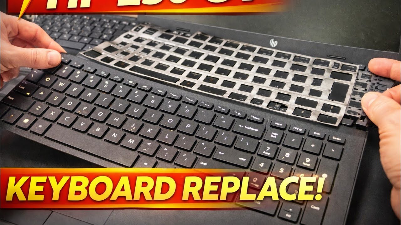 HP 250 G7 keyboard replace #laptop 