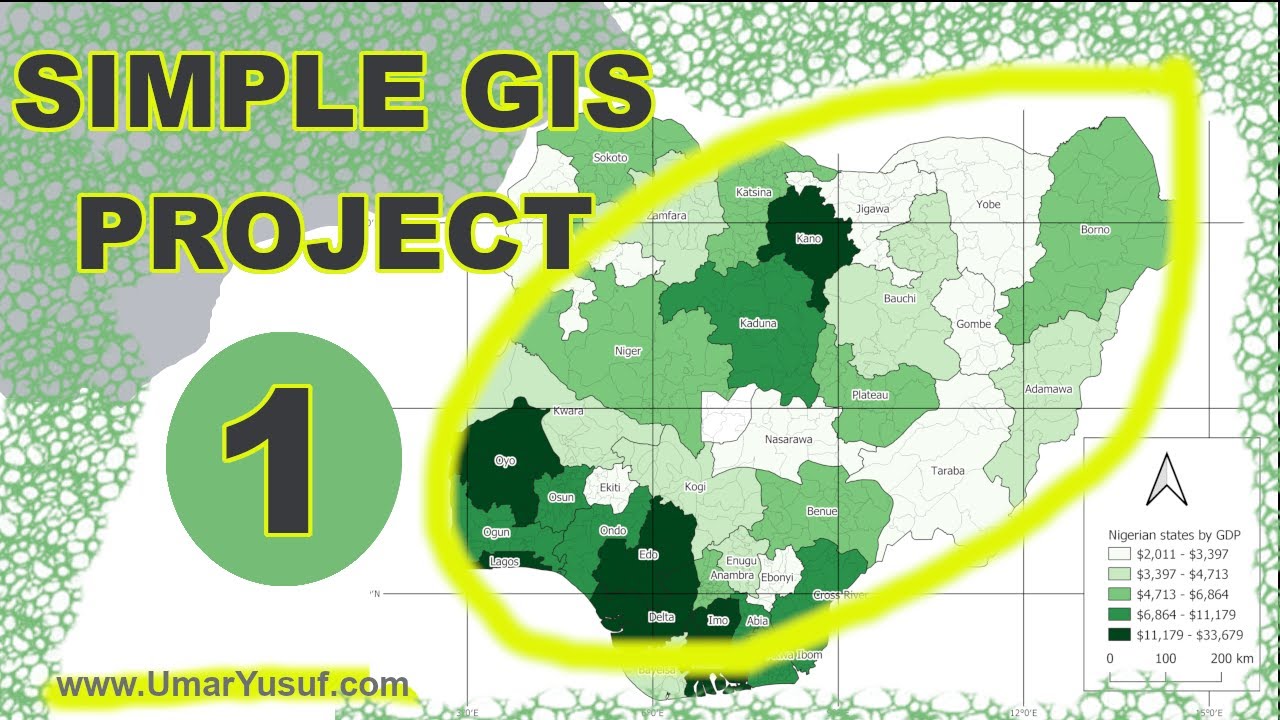 Project 1 - Mapping Nigerian states by GDP