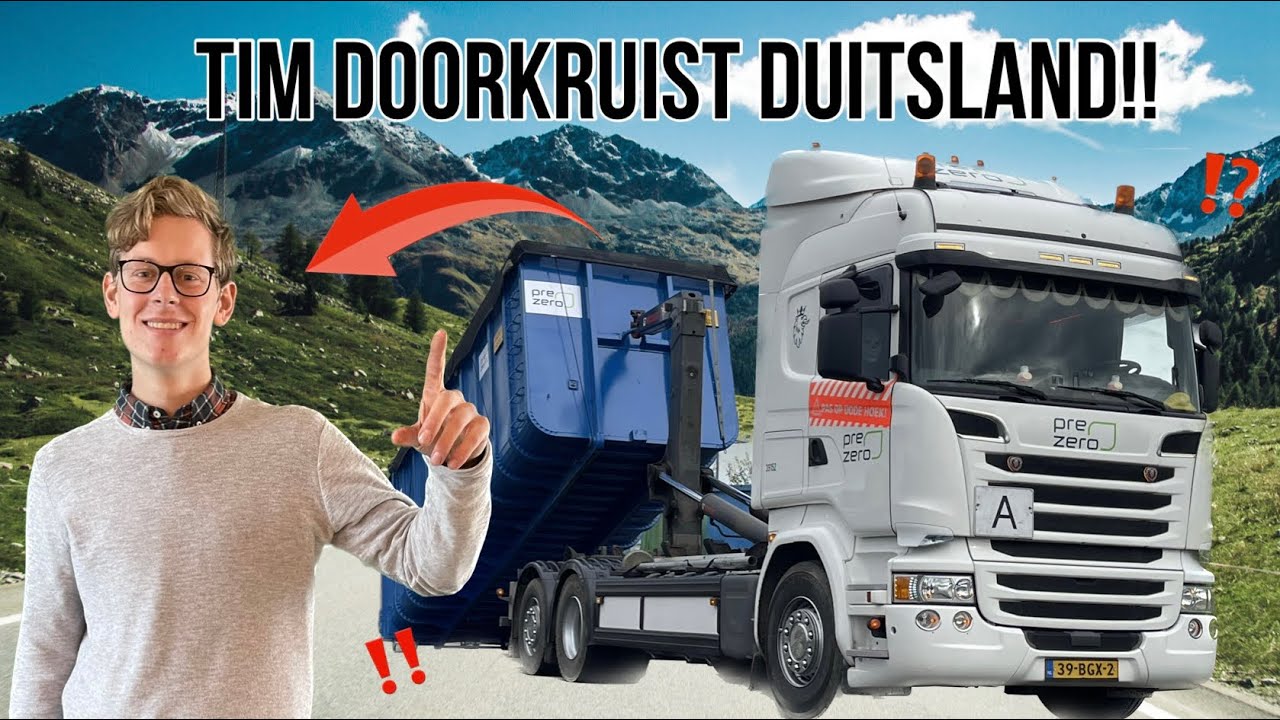 Tim doorkruist Duitsland !! Laden op een nieuw adres in Neuwied