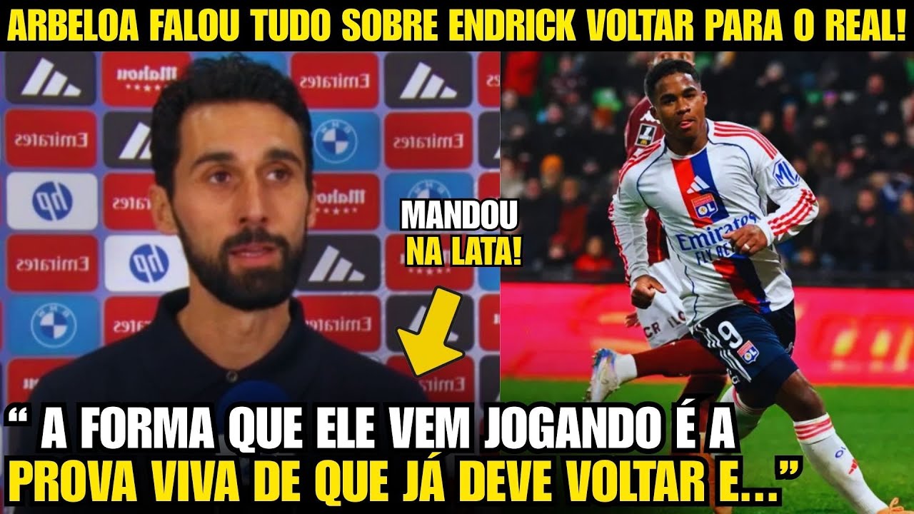 🚨EITA! OLHA A FORTE DECLARAÇÃO DO NOVO TÉCNICO DO REAL APÓS SHOW DE ENDRICK NA FRANÇA HOJE!