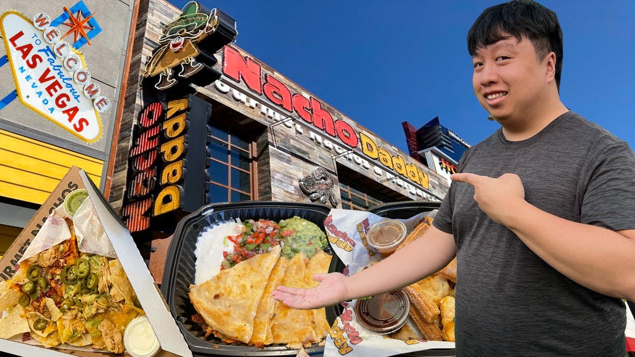 Amazing Nachos At Nacho Daddy In Las Vegas | Huge Portions That Taste Delicious | Must Try In Vegas