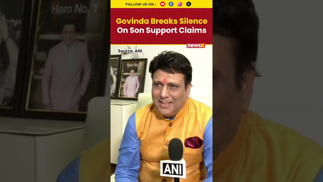 #watch | Govinda Denies Claims of Not Helping Son Yashvardhan Enter Bollywood #govinda #shorts