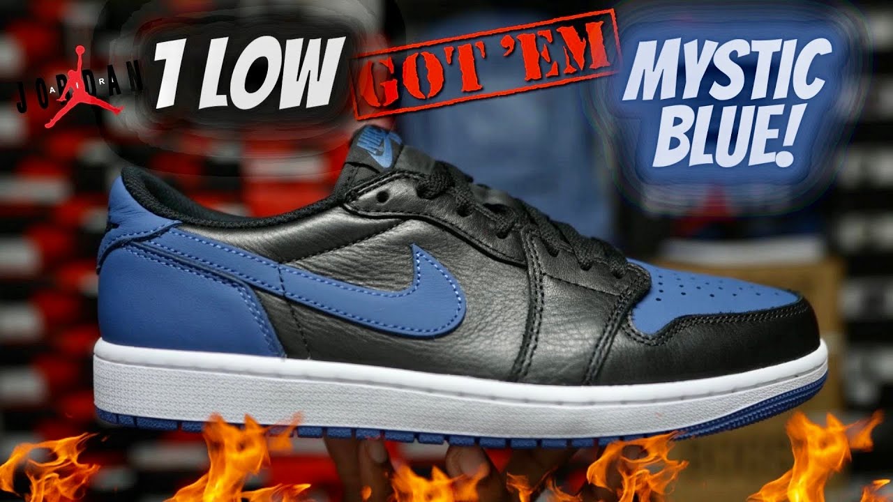 JORDAN 1 LOW OG MYSTIC BLUE DETAILED REVIEW