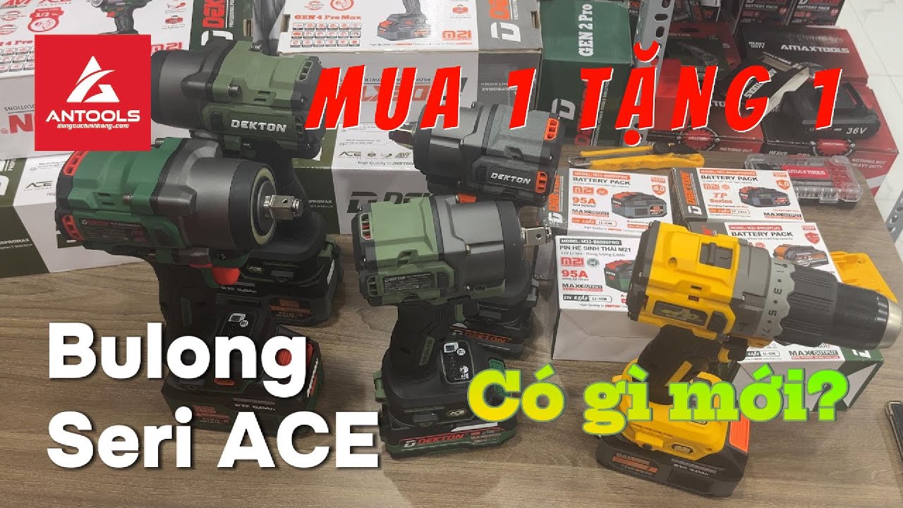 🛠️ RA MẮT MÁY SIẾT BULONG DEKTON SERIES ACE | M21-IW680PROMAX & M21-IW850PROMAX 🔥