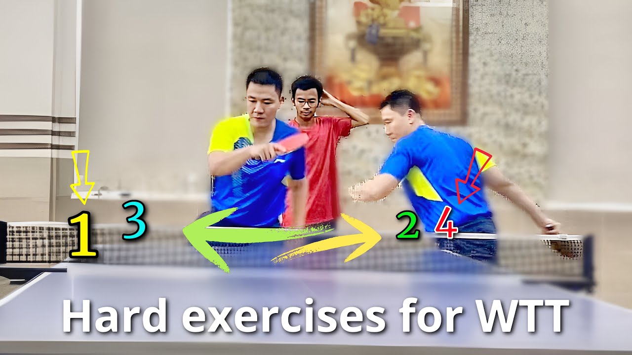 How to: 1 Short Touch- 2 Pivot Forehand-3 Cross step Forehand - 4 Cross Step Backhand