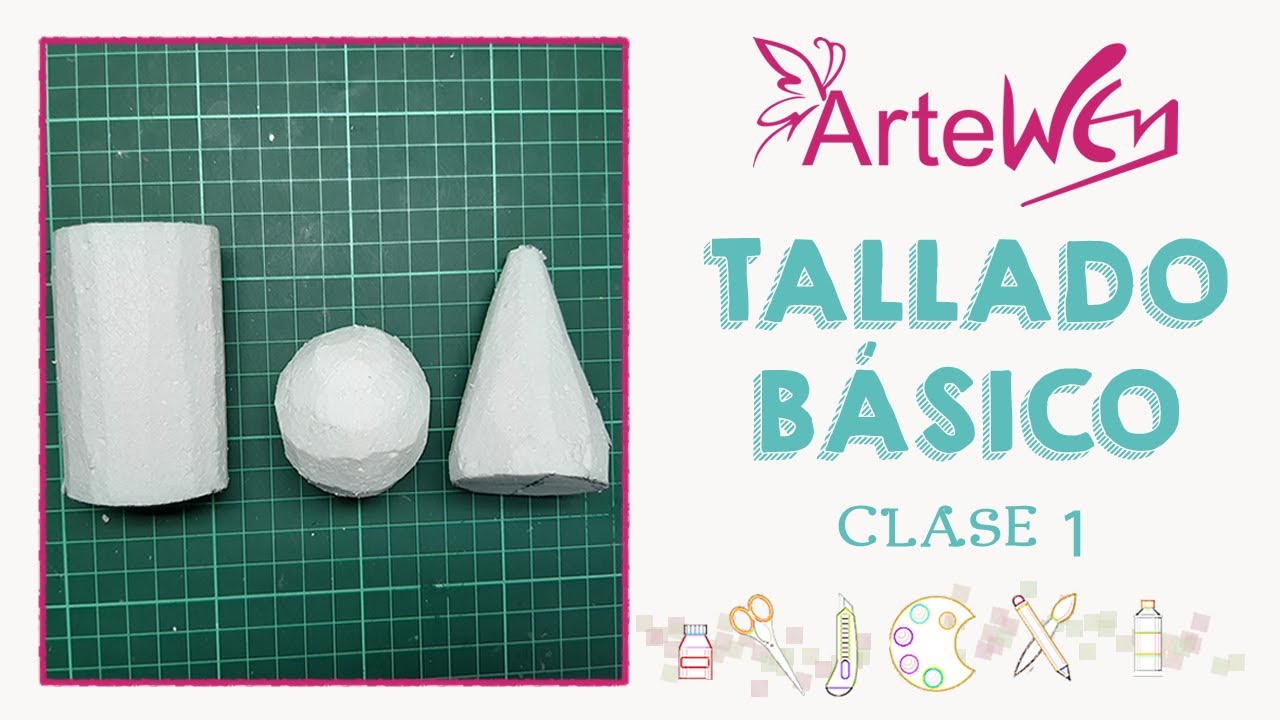 Tallado Basico en telgopor │Porcelana fria │ DIY │Artewen Figuras modeladas