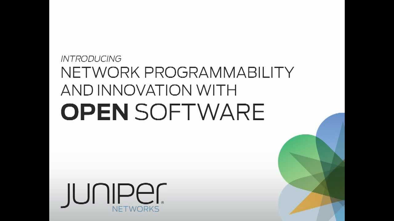 Network Programmability and Innovation with Open Software - An Introduction