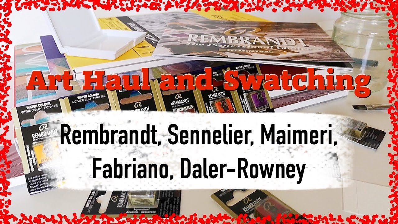 Art haul, swatching and first impressions