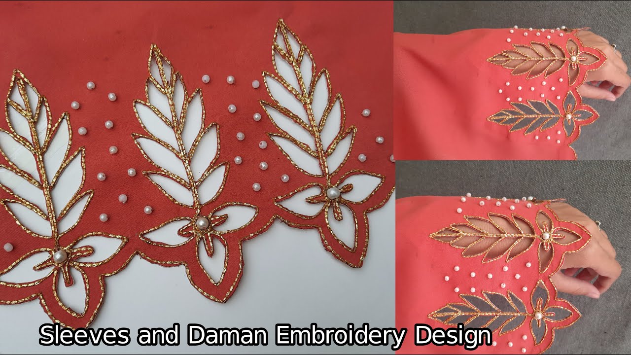 Eid Special Dress design 2024 _ unique And Stylish Sleeves and daman design _ Sewing
