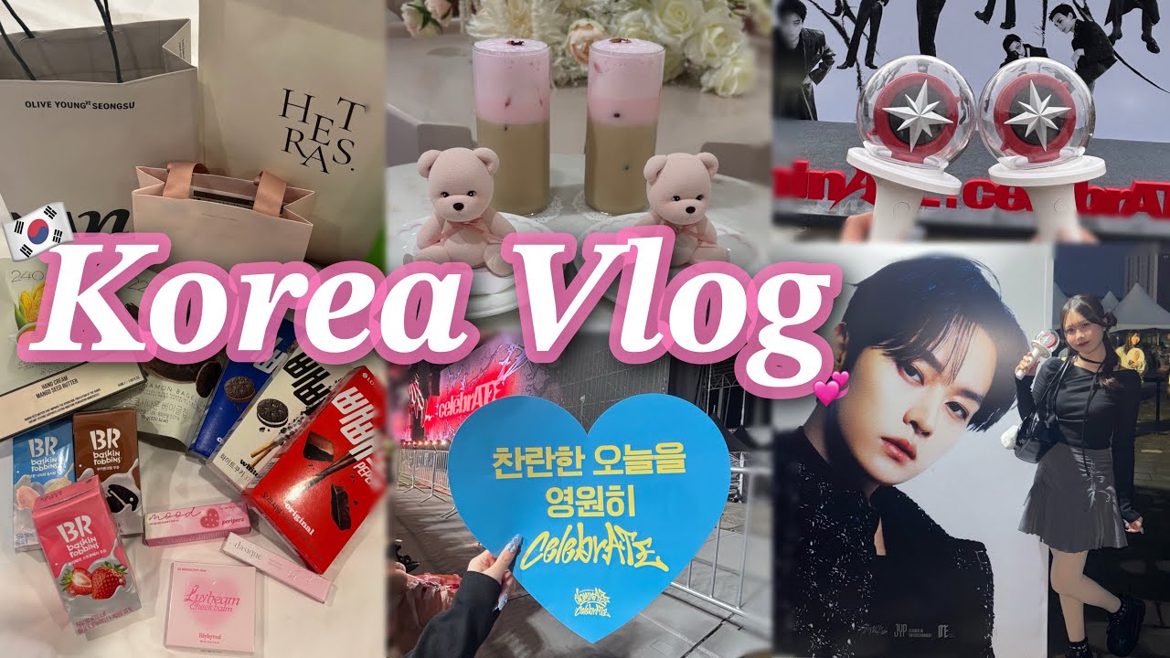 【🇰🇷韓国Vlog♡】 ソウル旅行3泊4日 ┊︎Straykids アンコン┊︎聖水┊︎弘大┊︎明洞┊︎江南┊︎shopping┊︎カフェ┊︎ STAY Vlog 🎶