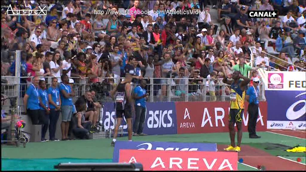 Triple jump french championships 2013, Tamgho 17.49m (+2.1m/s), Rapinier 17.45 (+0.9m/s)