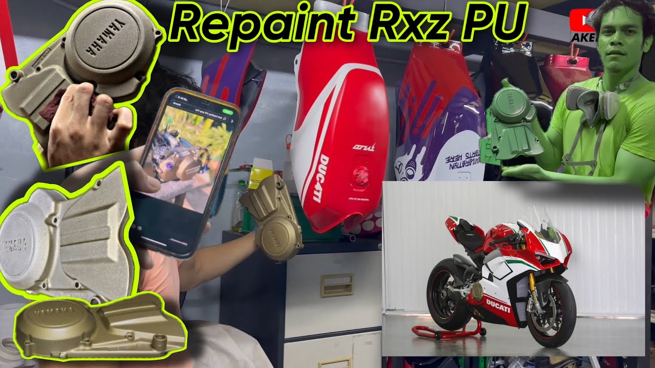 Repaint Cover Engine RXZ Matte PU Edisi : PLBT