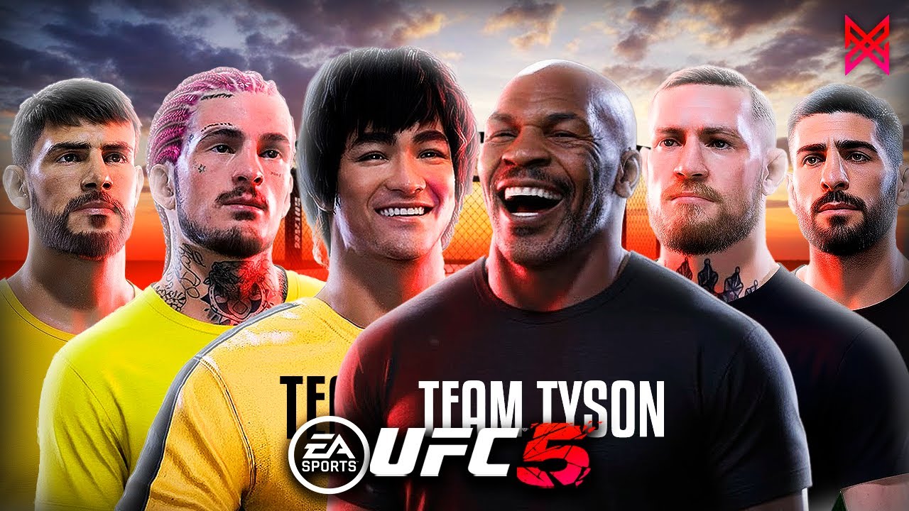 Team Mike Tyson vs Team Bruce Lee In UFC 🤯🔥
