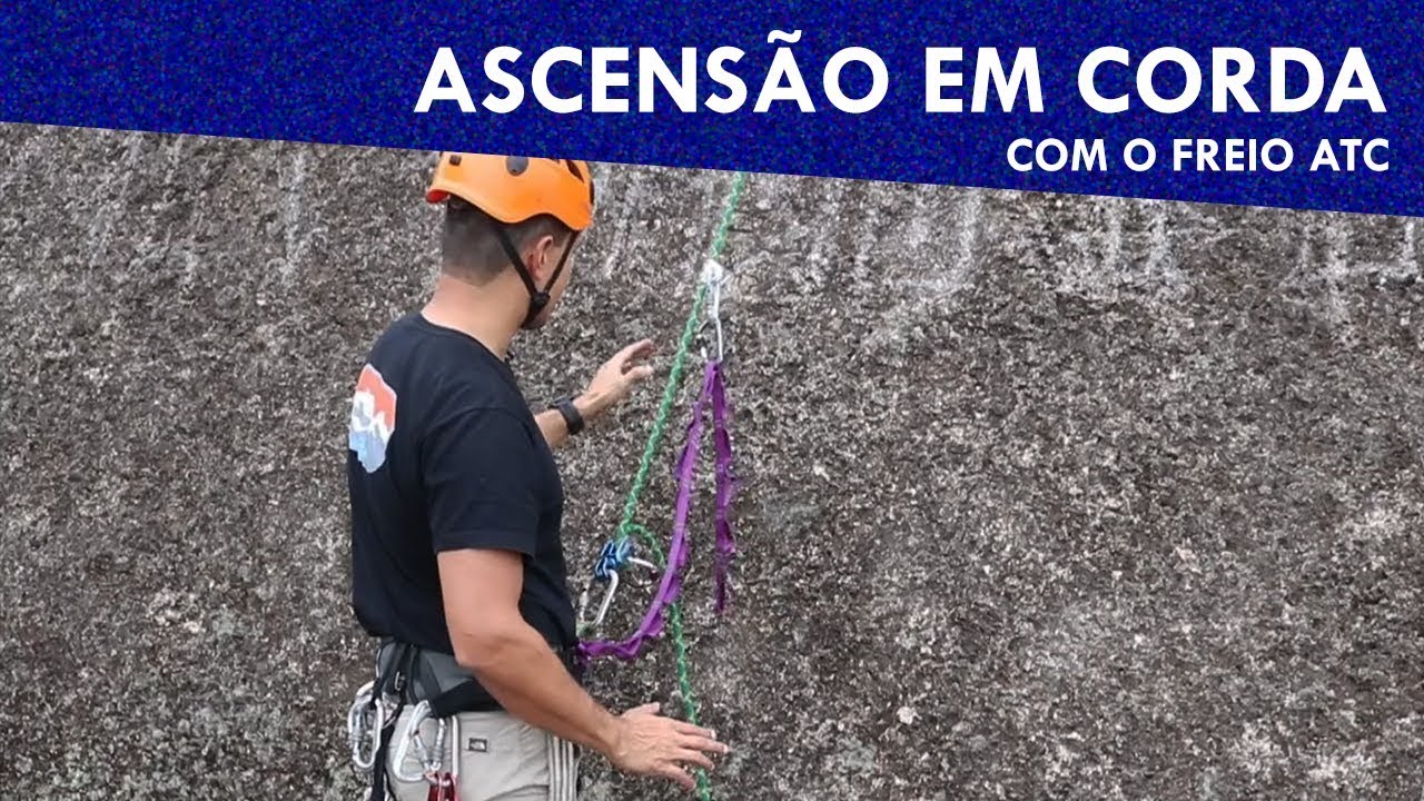 Autorresgate - Como fazer ascensão em corda com o ATC autoblocante!