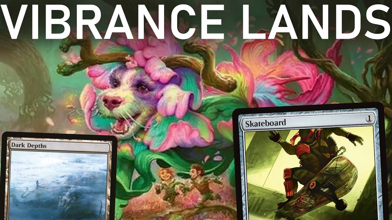 СТАРАЯ КОЛОДА, НОВЫЕ КАРТЫ! Земли Legacy с картами Lorwyn's Vibrance и TMNT's Skateboard. MTG