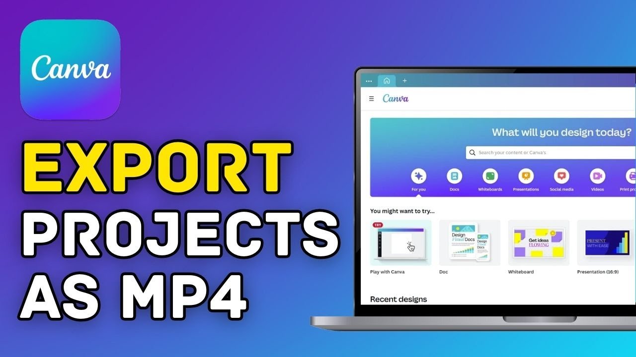 How to Export Canva Projects as MP4 on PC 2025?