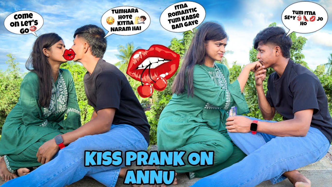 Kiss Prank On Annu💋🫂|| Annu Boli Tum Itna SE*Y Kiu Bangaya🙈🥰||@ARNABLIFESTYLE 