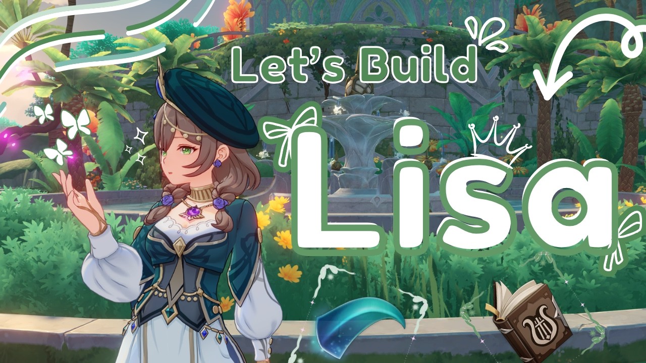 Building Lisa | Why'd she actually surprise me | Cozy Genshin Gameplay