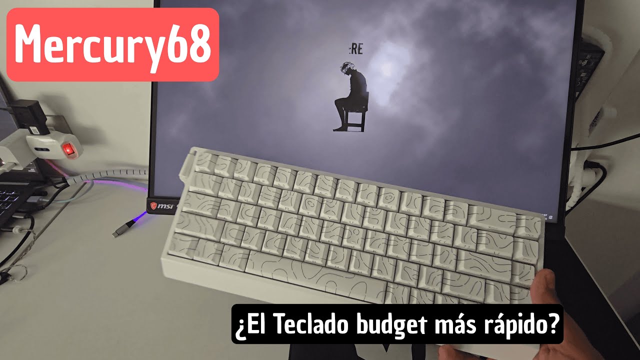 ¿ESTE es el TECLADO BUDGET MAS RÁPIDO? | Carotmas Mercury68 (de Irok) REVIEW