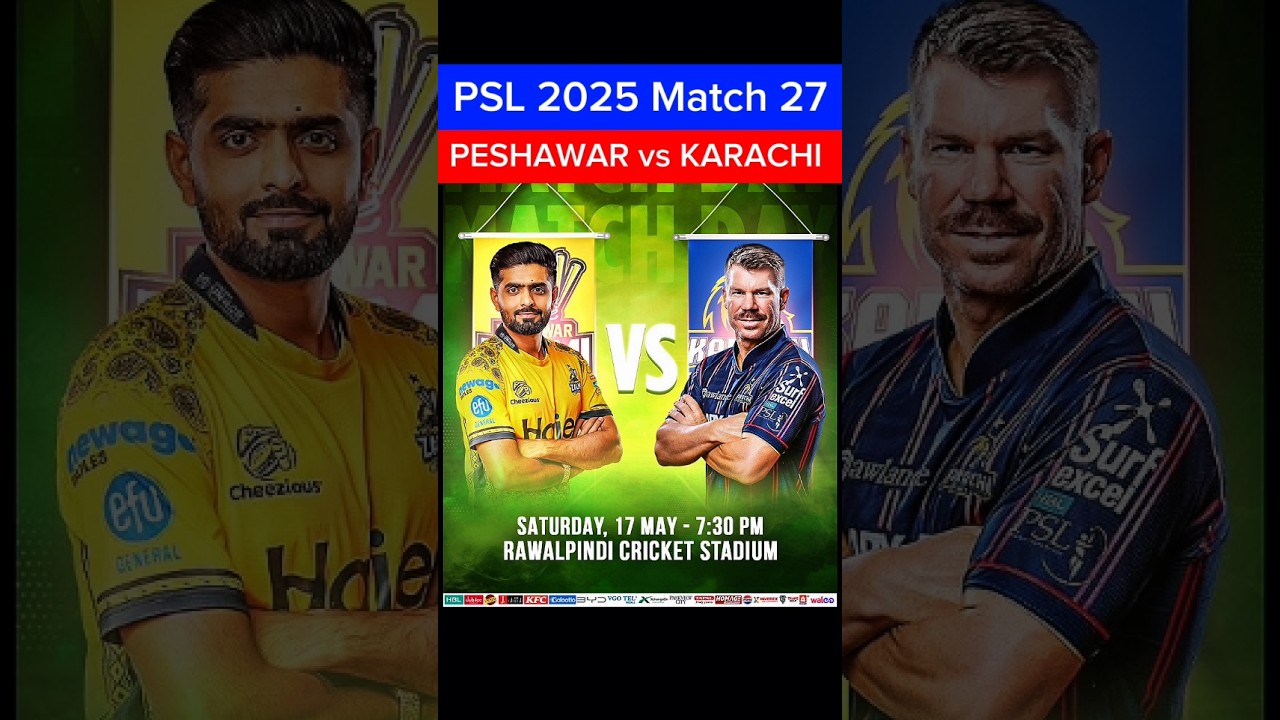 Peshawar Zalmi vs Karachi Kings PSL 2025