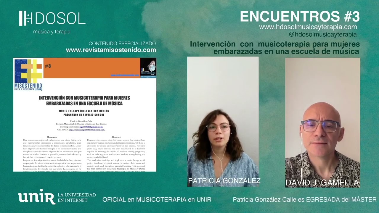 ENCUENTROS #3 PATRICIA GONZÁLEZ. Musicoterapia en el embarazo