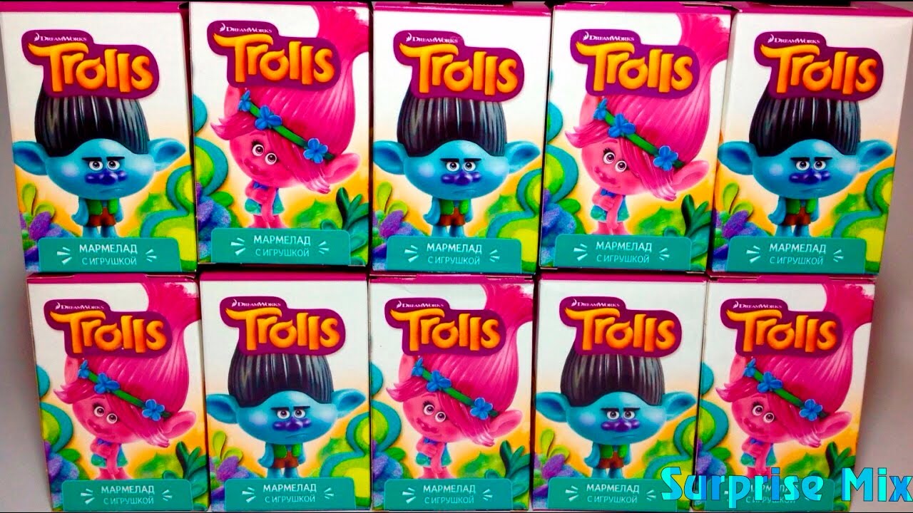 ТРОЛЛИ от СВИТ БОКС Sweet Box TROLLS movie. НОВИНКА! СЮРПРИЗЫ Игрушки МУЛЬТИК 2016. TROLLS Surprises