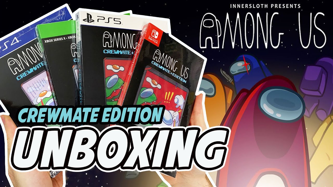 Распаковка Among Us (Crewmate Edition) (PS4/PS5/Switch/Xbox)