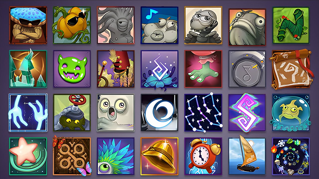 NEW Level Icons - All Icons, Monikers Names & References (My Singing Monsters)