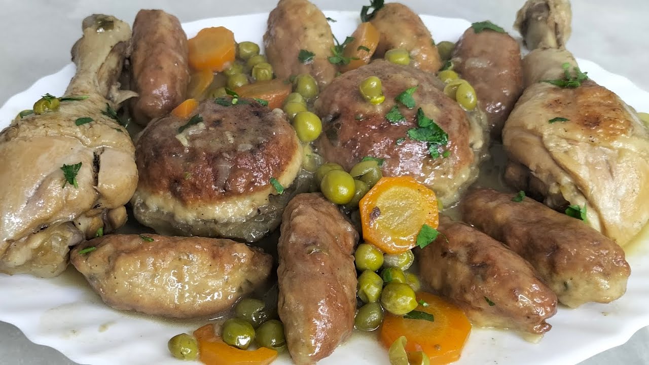 جلبانة بالقرنون دجاج 🇩🇿 بنتها فالقمة الله يبارك 🤤