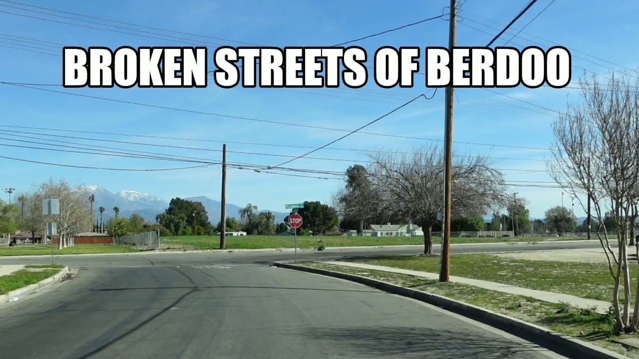 Broken streets of San Bernardino