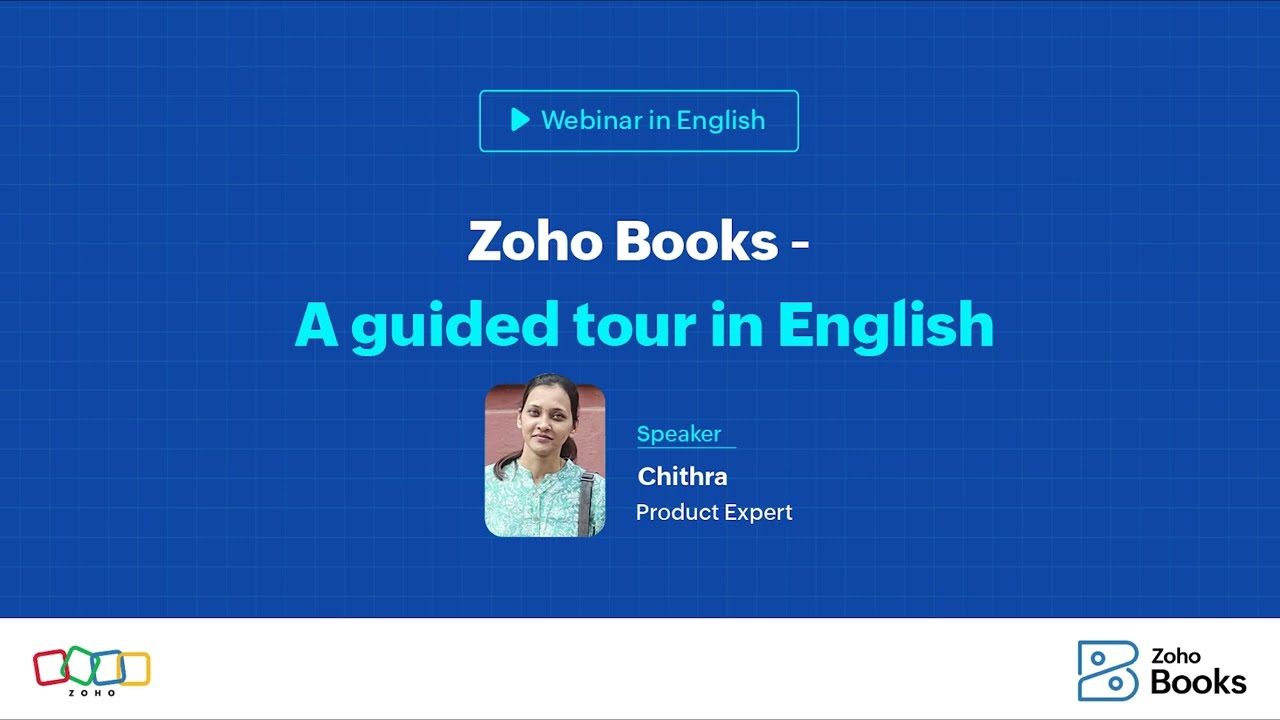Zoho Books - Indian Edition | A guided tour in English