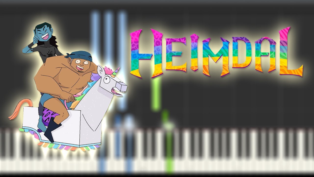 Heimdal - Destripando la Historia | Instrumental Piano Tutorial / Partitura / Karaoke / MIDI